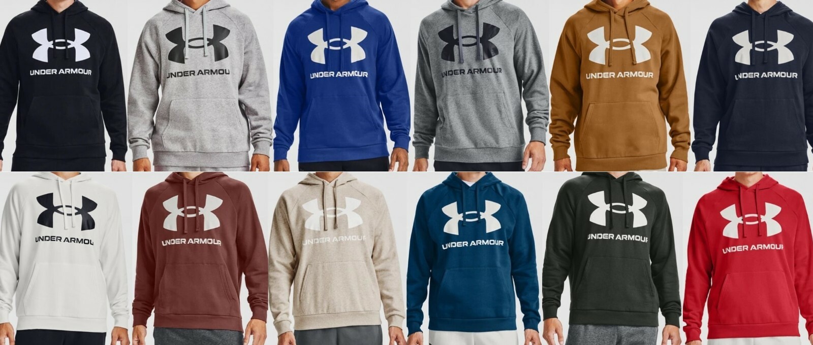 under armour men's ua storm caliber big logo hoodie